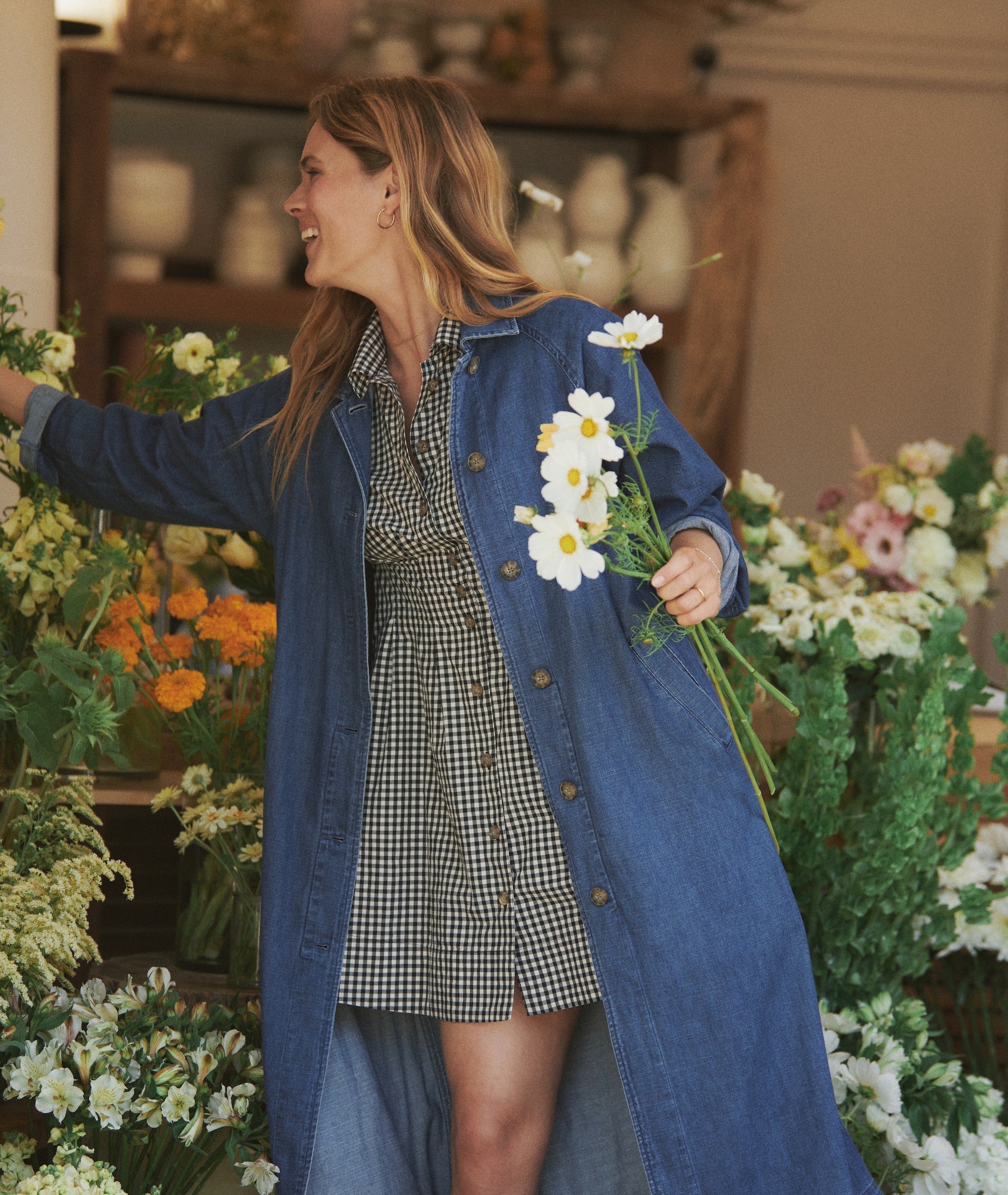 Arden Mini Shirt Dress Marine Layer Arden Mini Shirt Dress Marine Layer