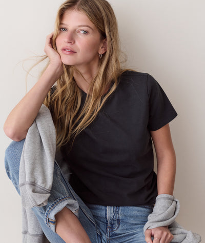 Dream Jersey Shrunken Crew Tee
