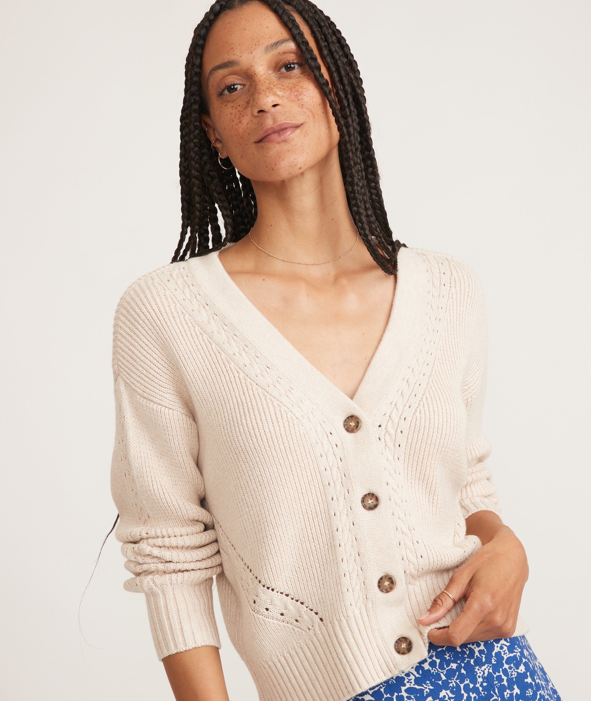 Marine Layer Cropped Cardigan