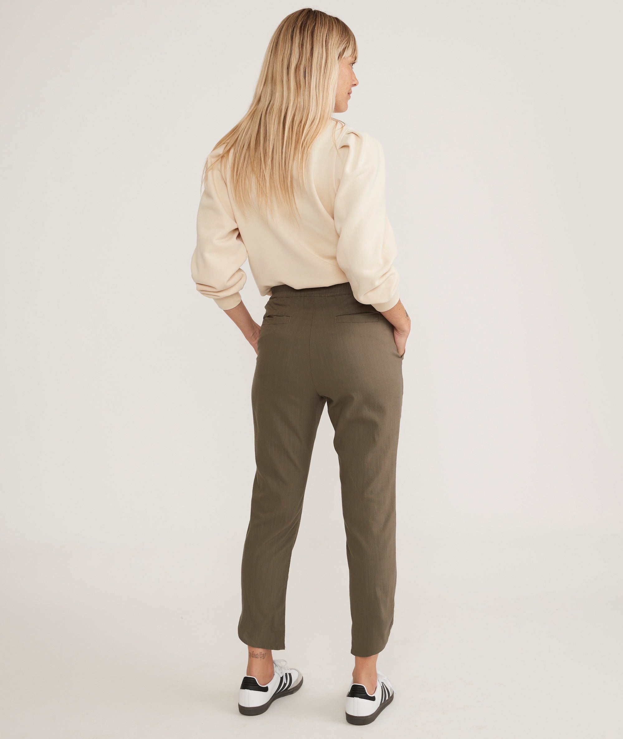 The TENCEL™ Allison Pant in Dusty Olive – Marine Layer