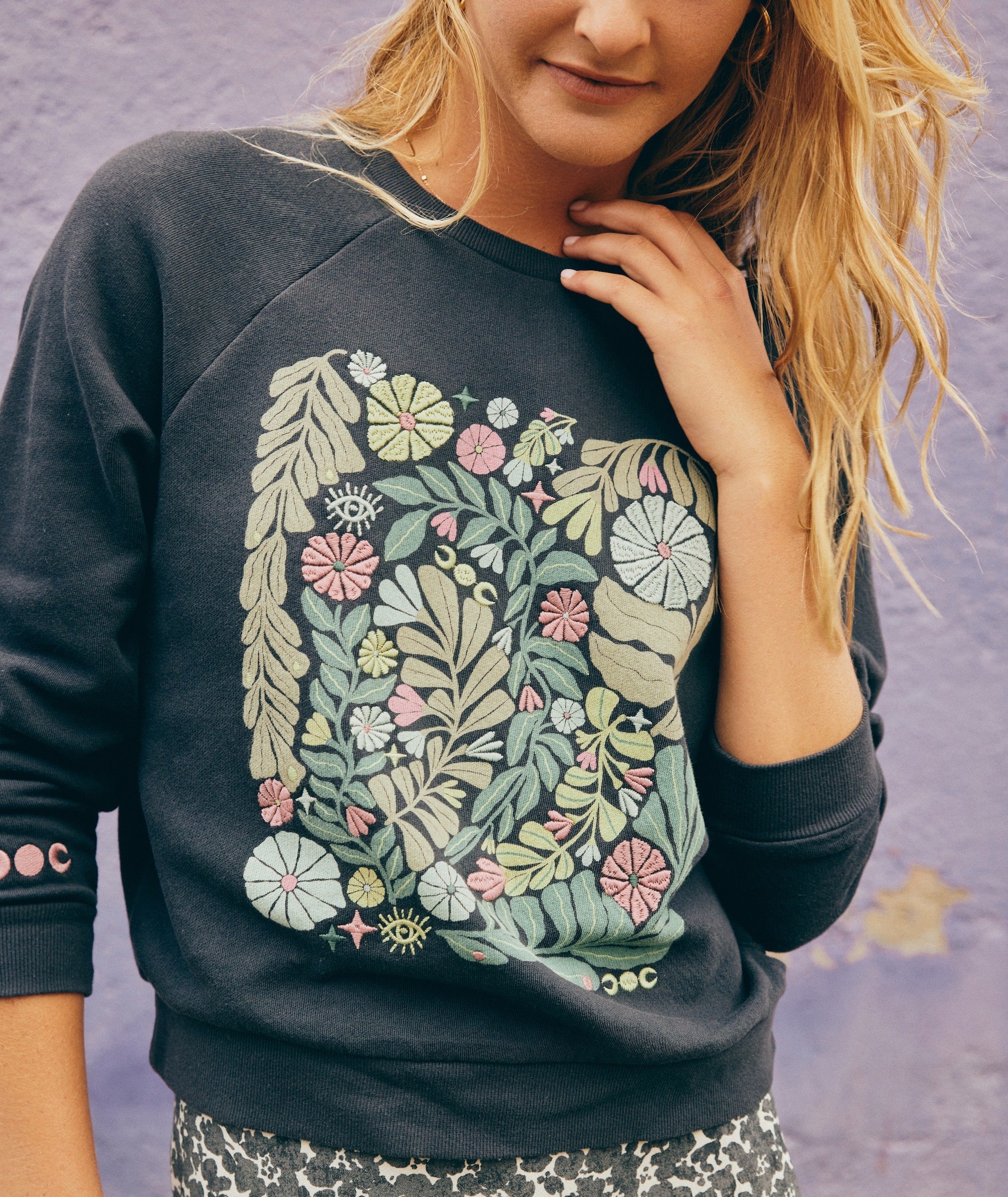 Graphic sweater deals