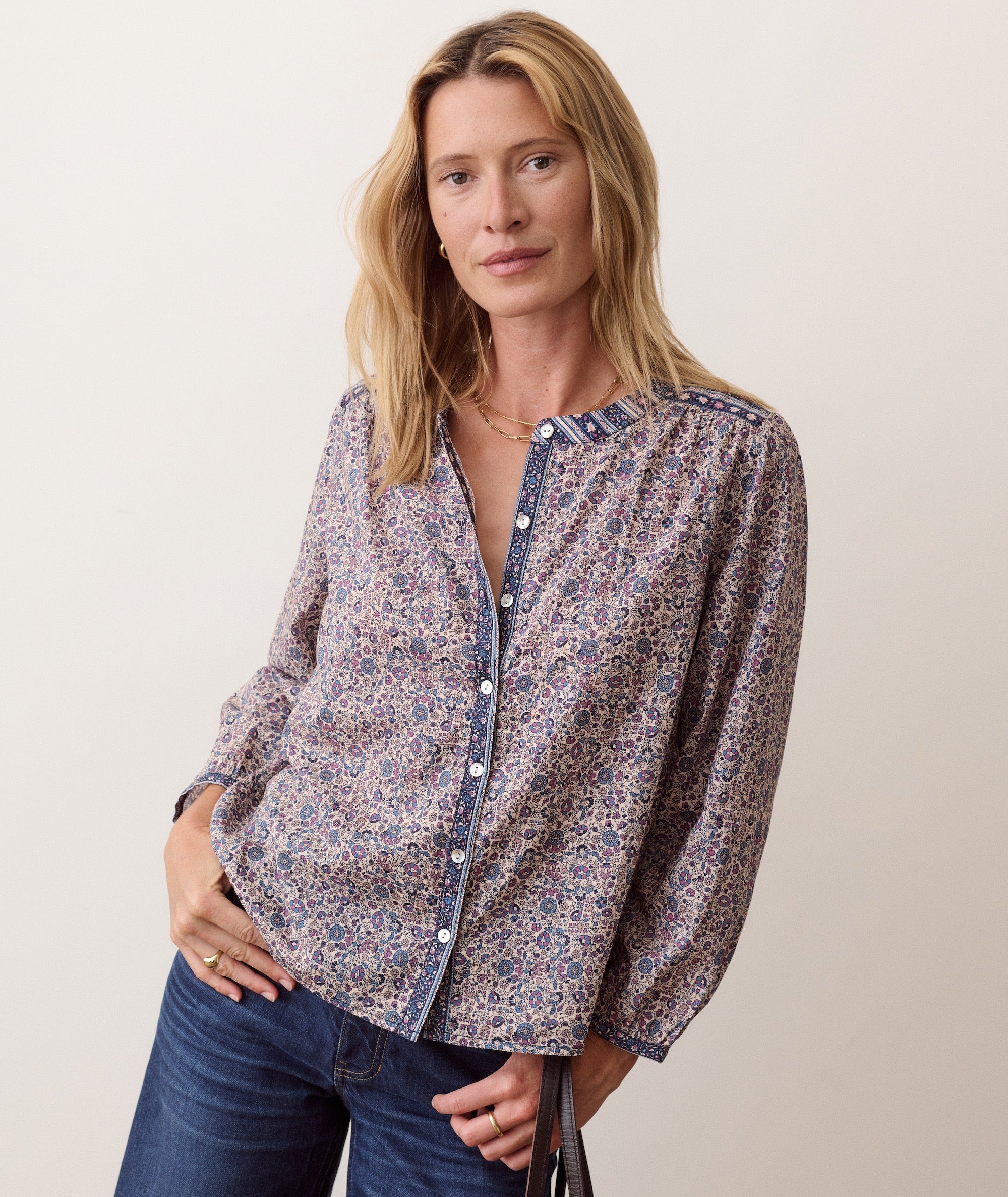 Vivian Button Through Blouse