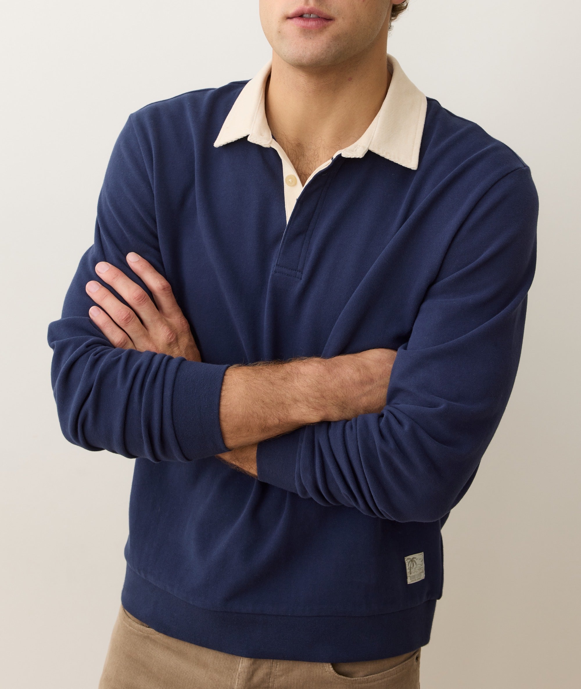 Structure Rugby Polo Sueded Rugby Polo – Marine Layer