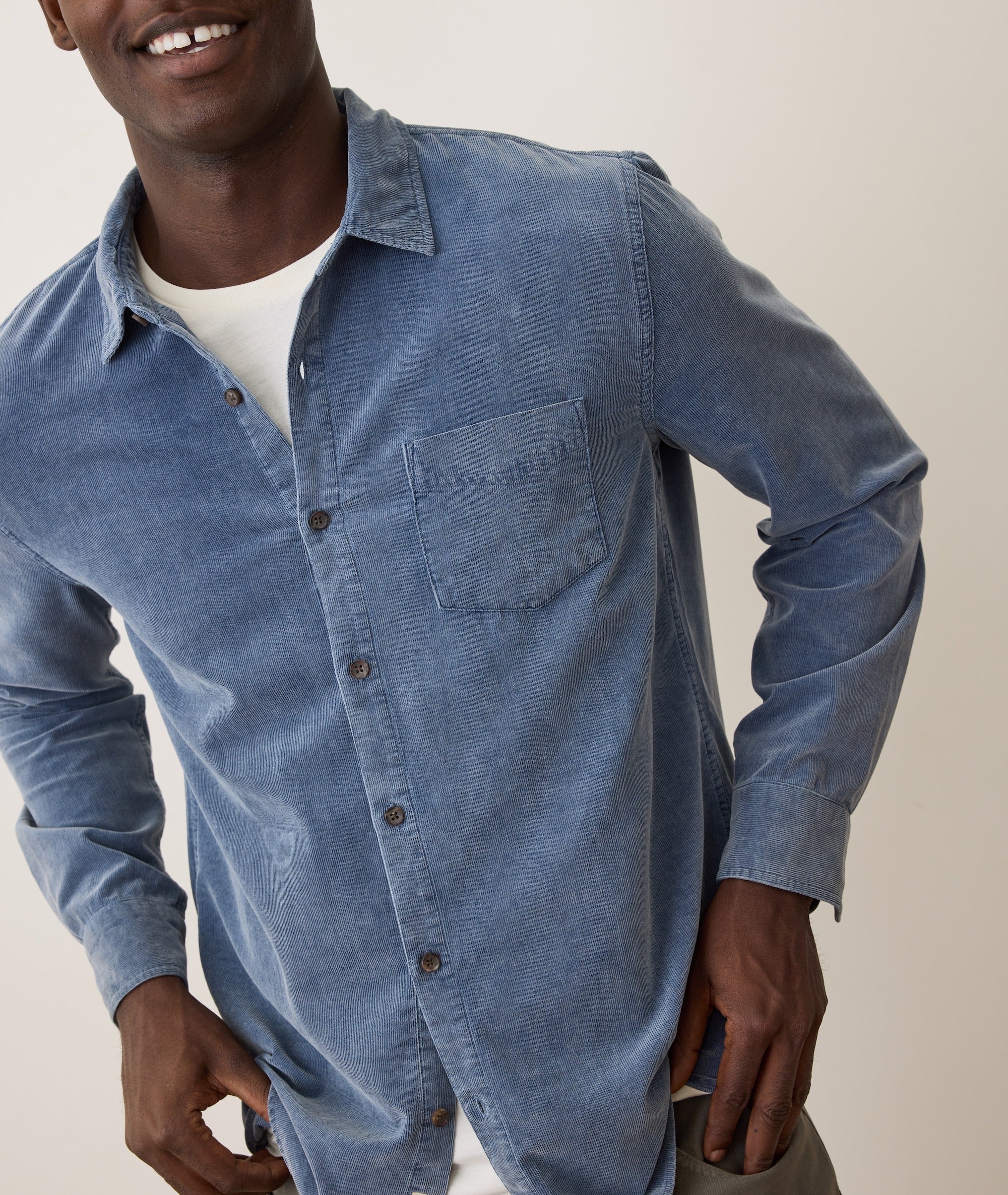 Lightweight Corduroy Shirt