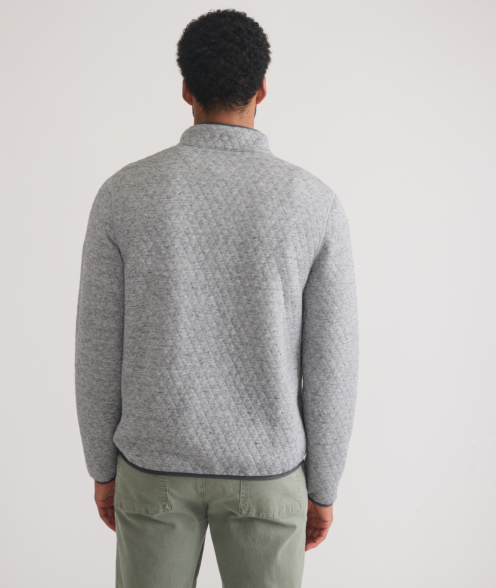 Corbet Quilted Reversible Pullover