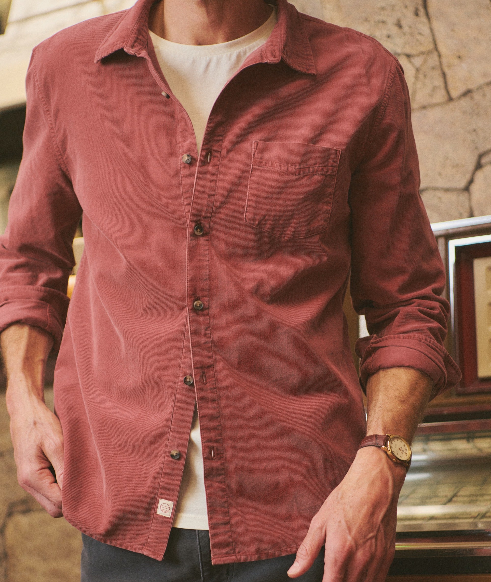 Lightweight Corduroy Shirt