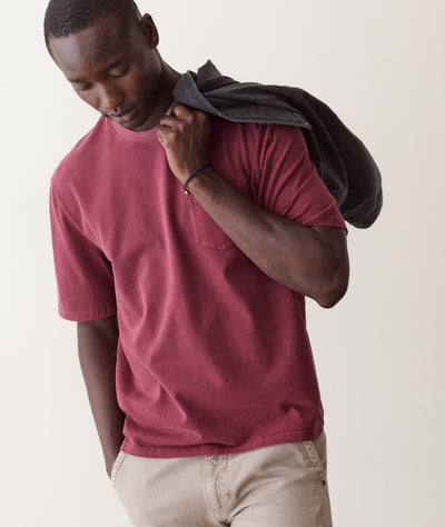 Luxe 250 Relaxed Pocket Tee