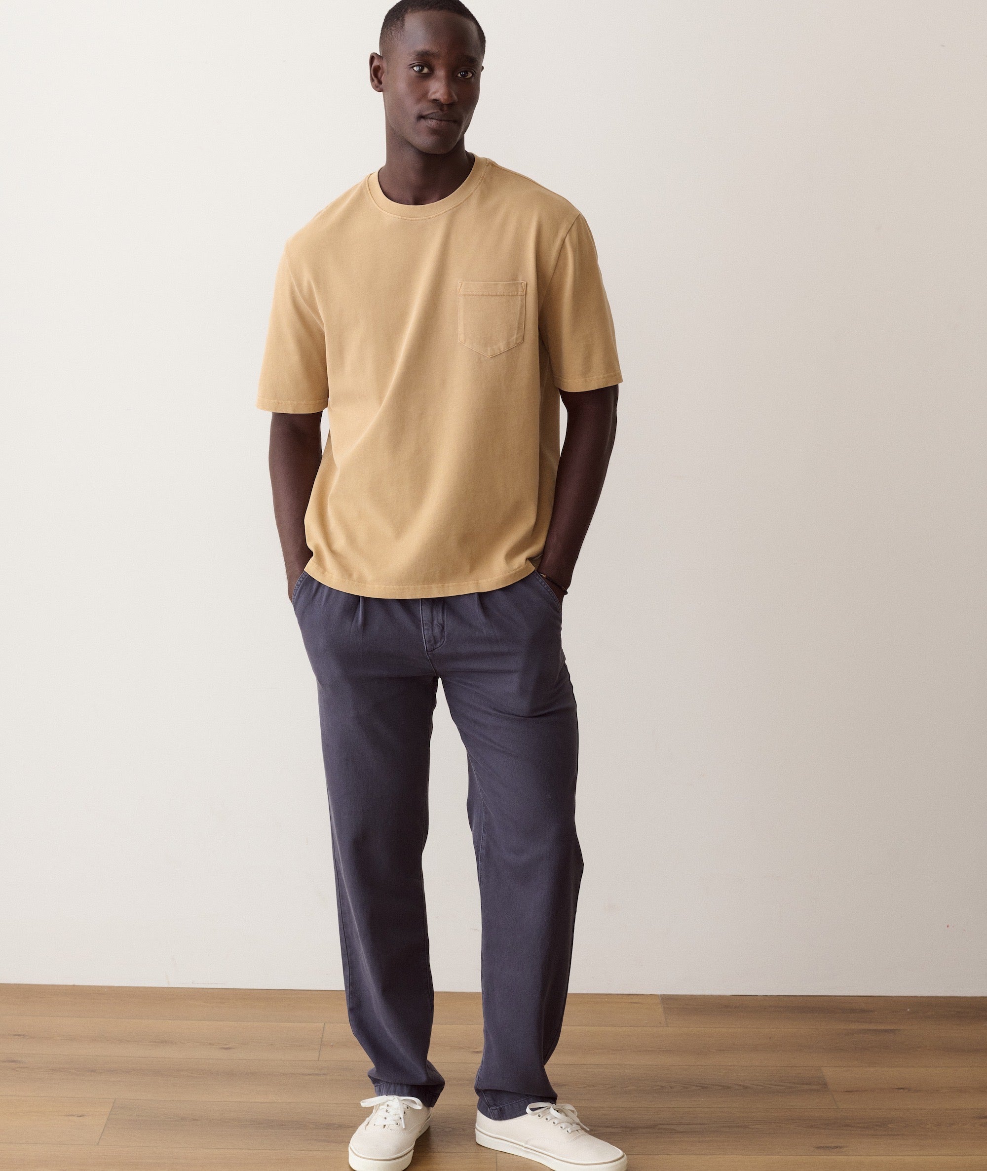 Luxe 250 Relaxed Pocket Tee