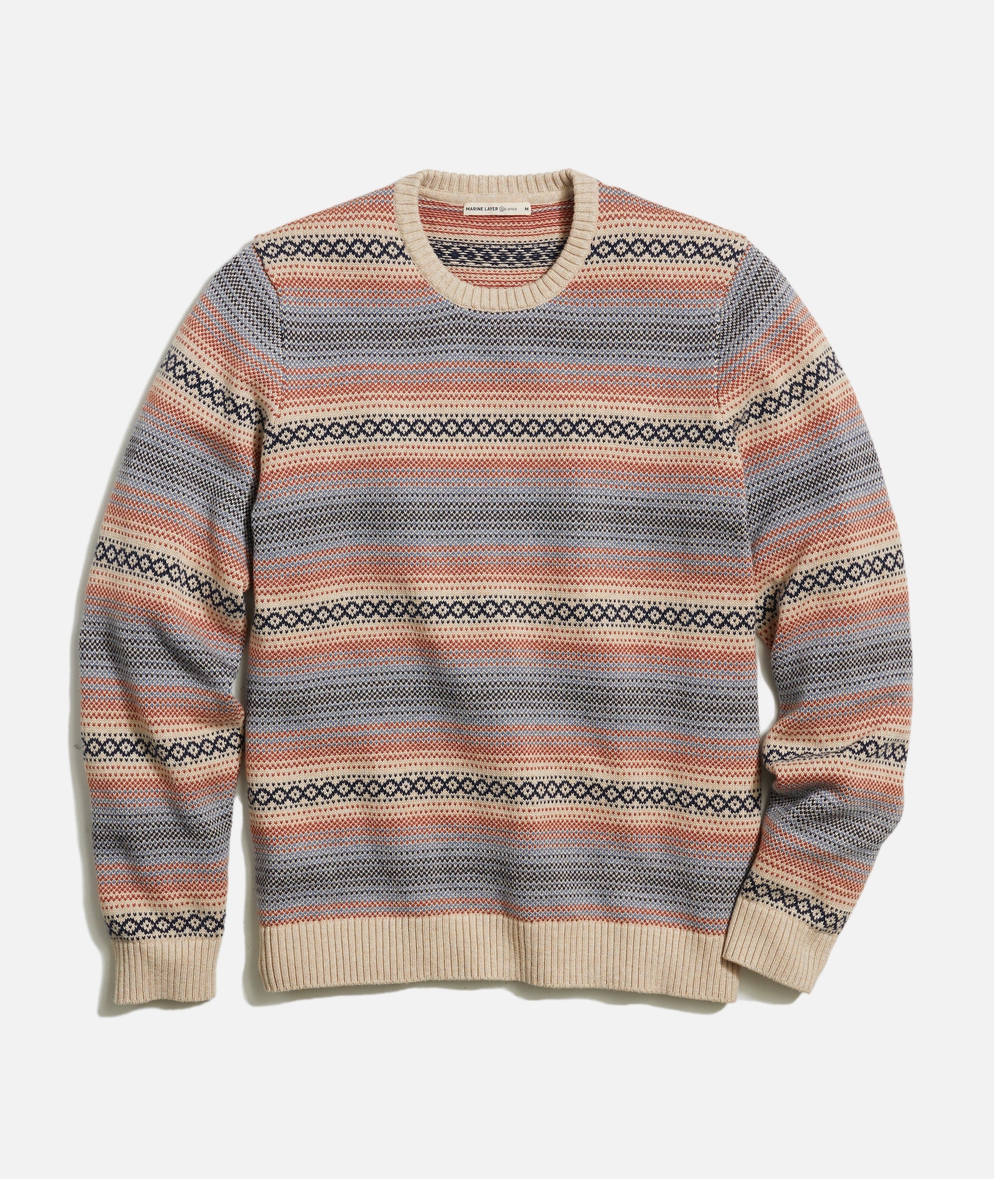 Reed Jacquard Crew Sweater – Marine Layer