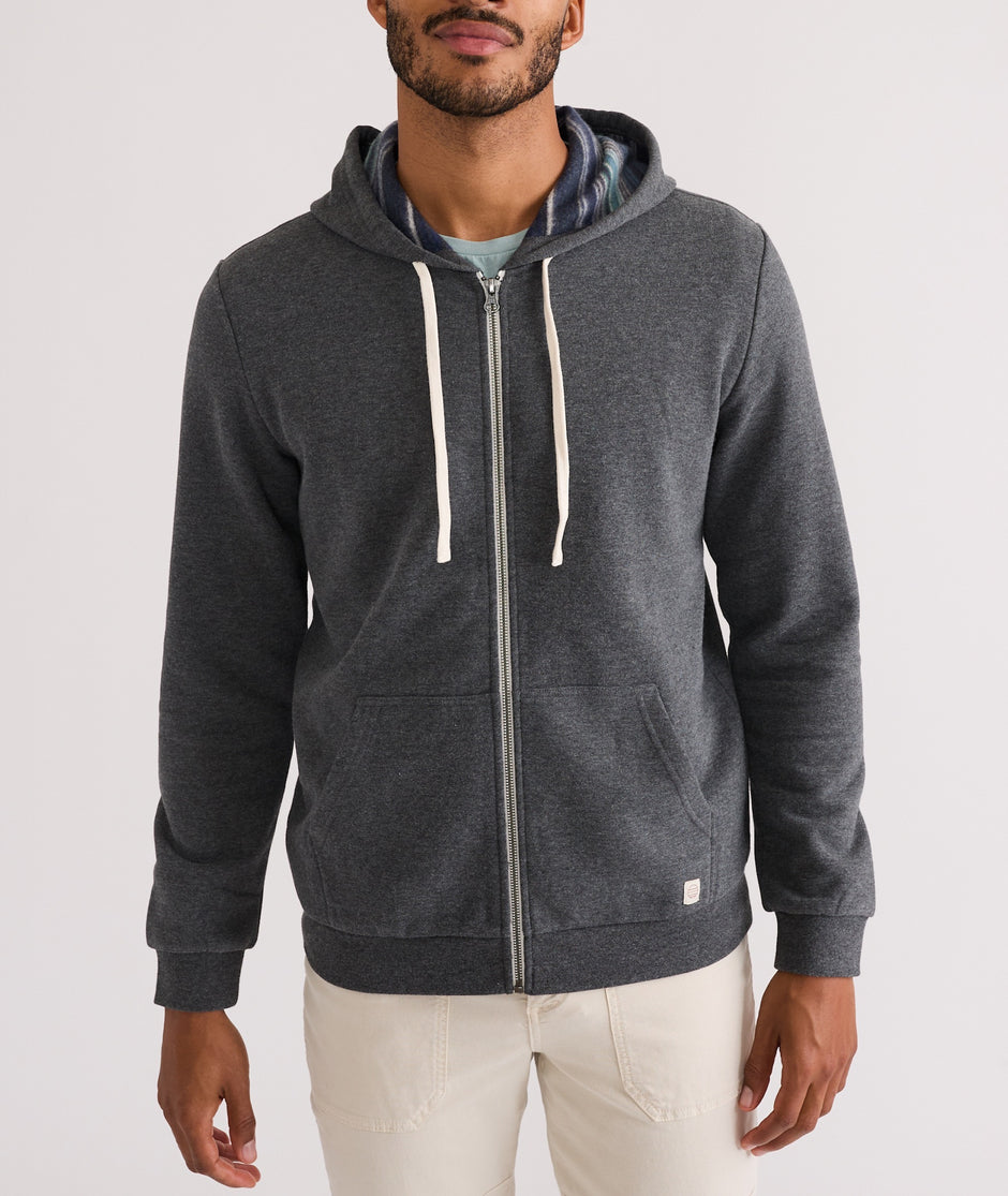 Fleece Stripe Full-Zip