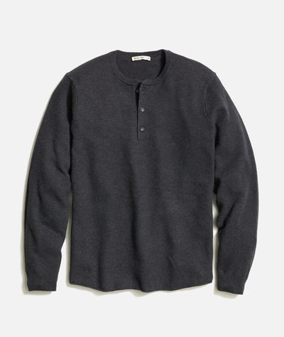 Merino Blend Sweater Henley