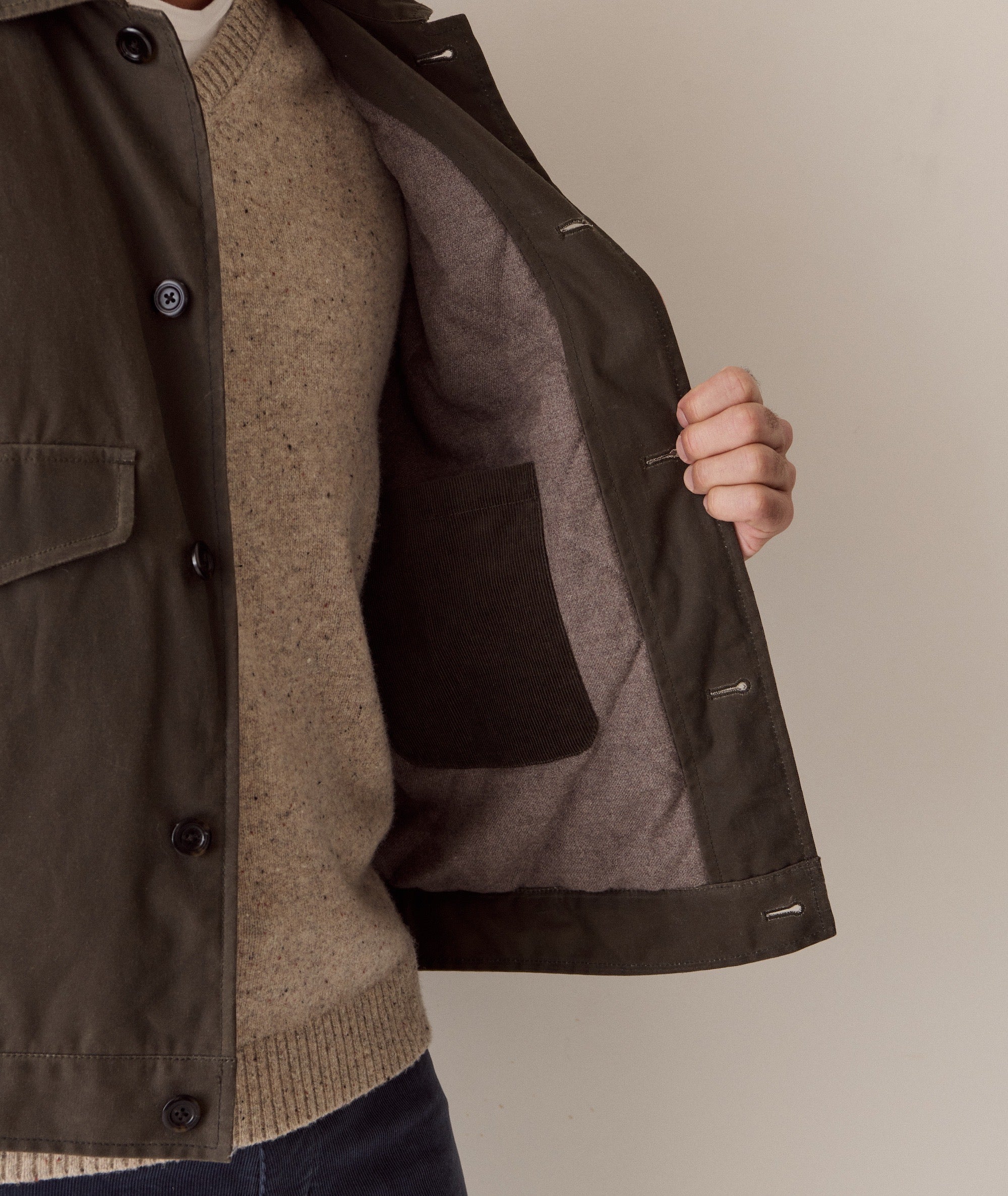 The Sawyer Waxed Trucker Jacket