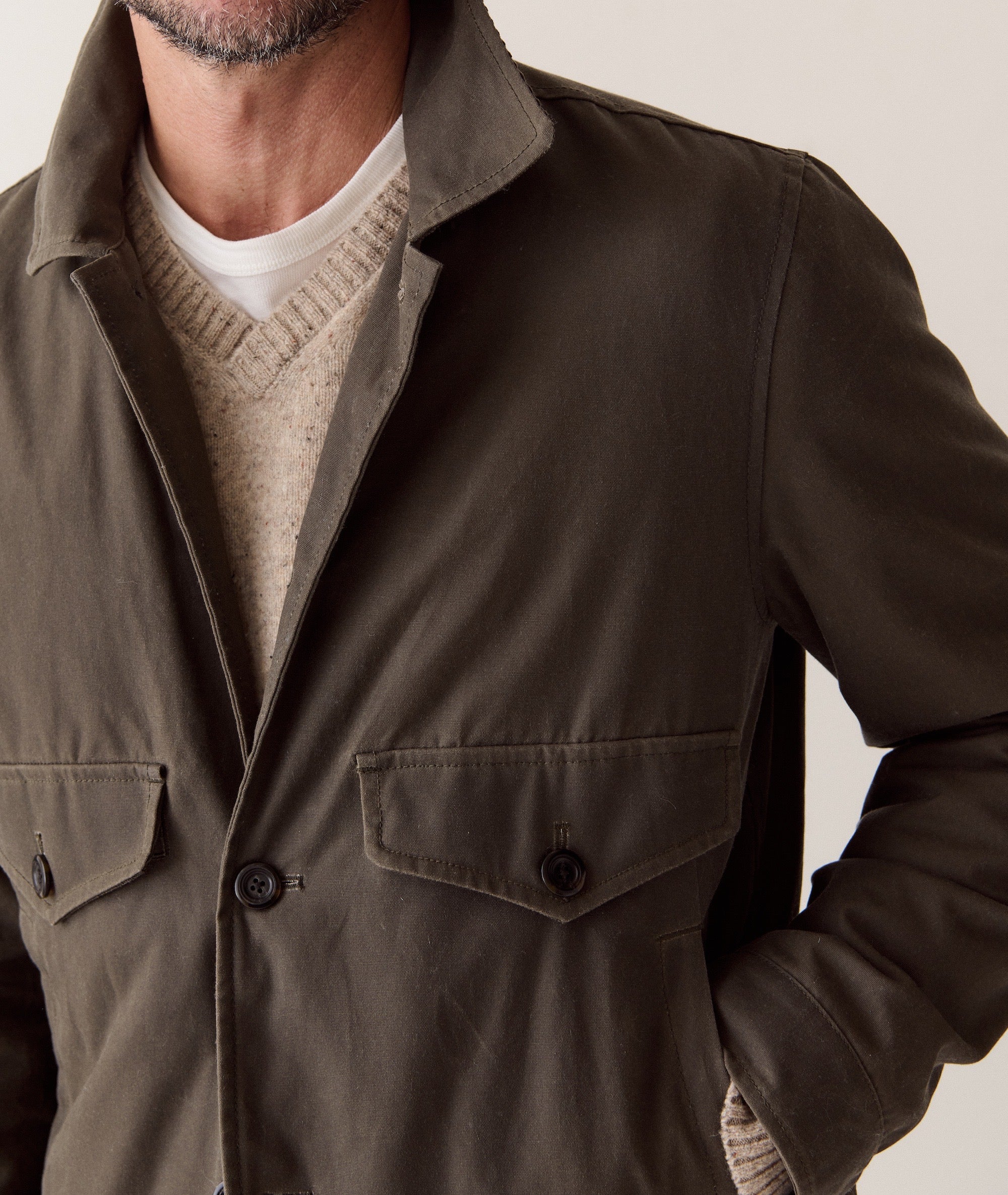The Sawyer Waxed Trucker Jacket