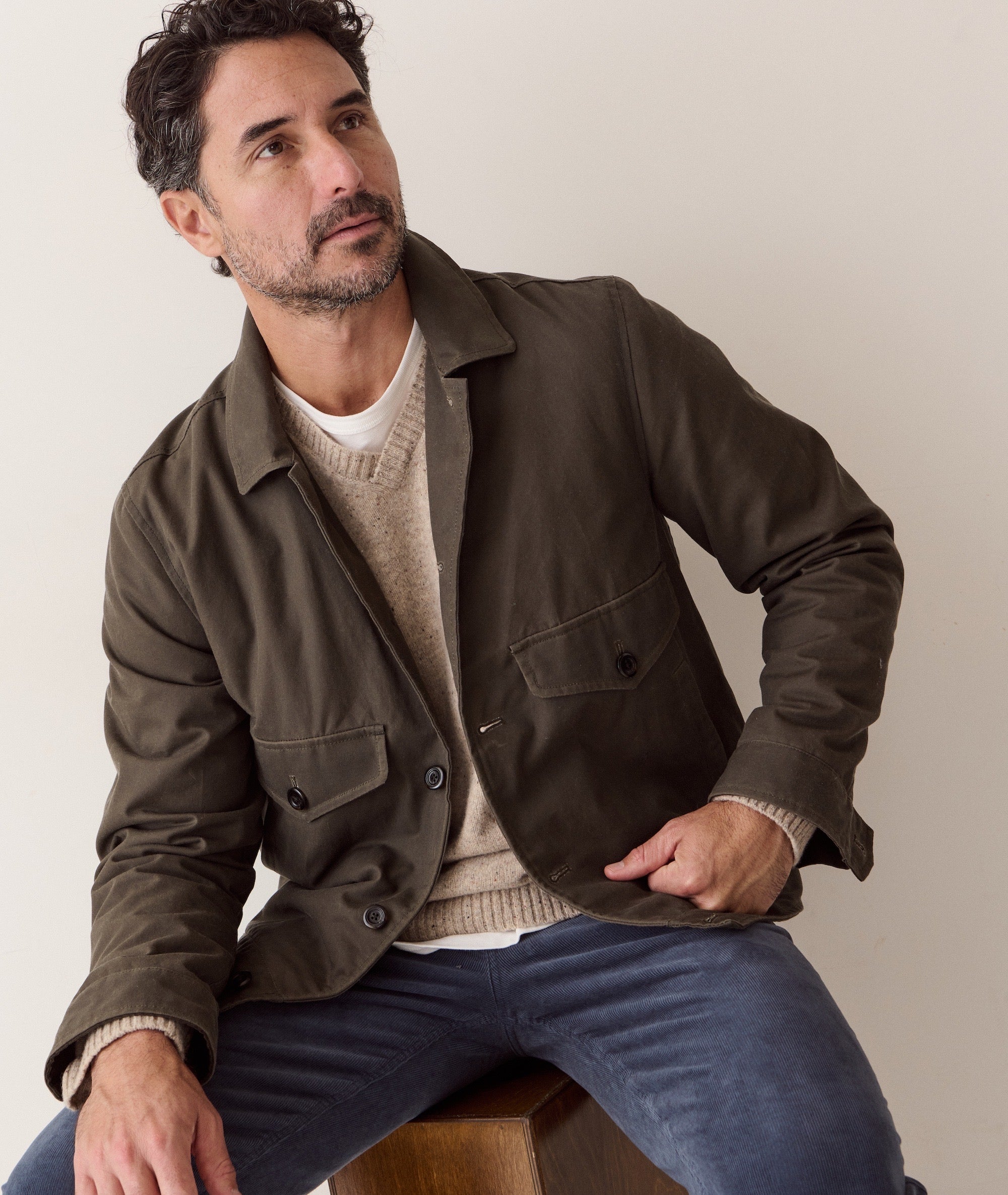 The Sawyer Waxed Trucker Jacket