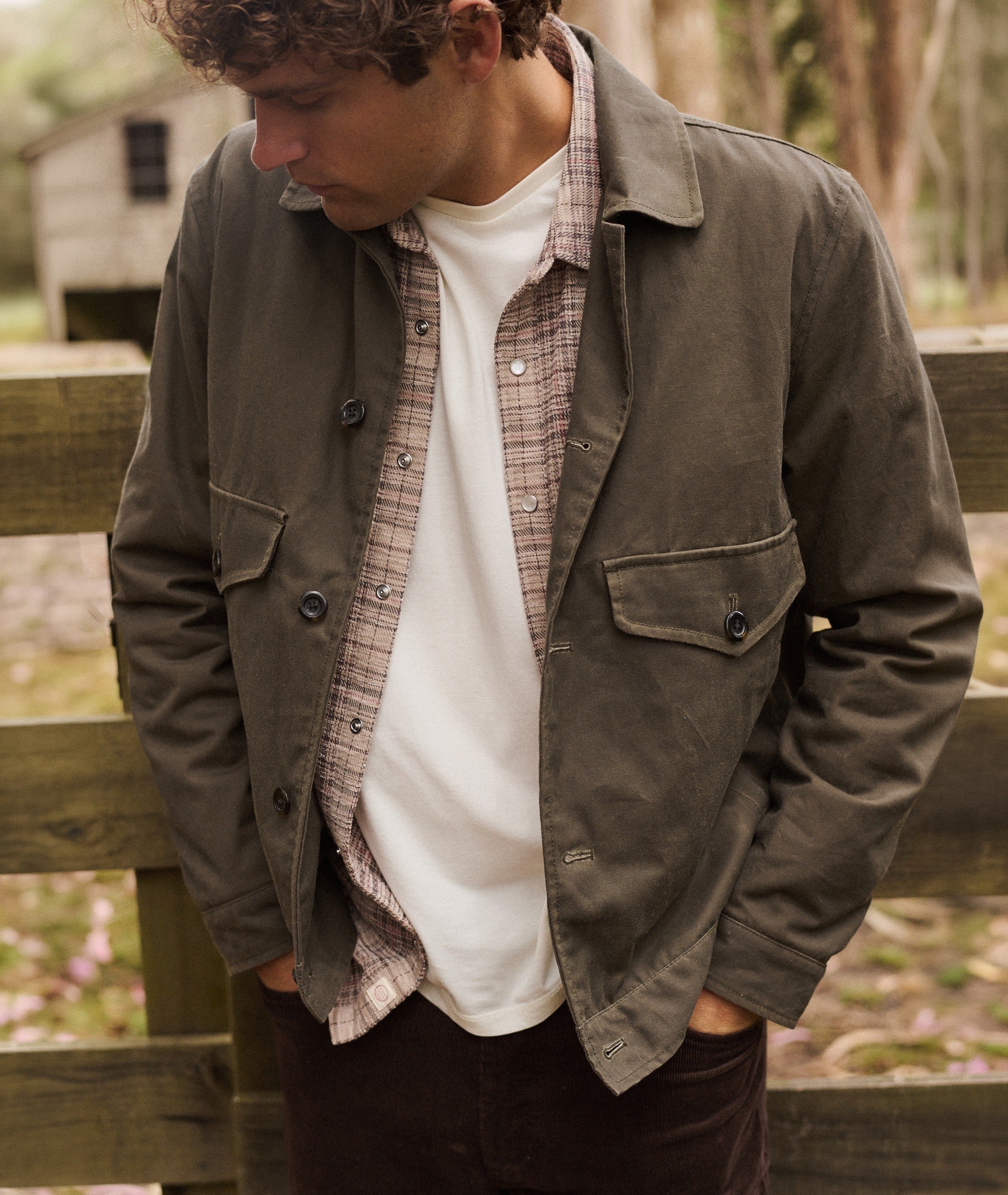 The Sawyer Waxed Trucker Jacket