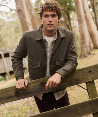 The Sawyer Waxed Trucker Jacket