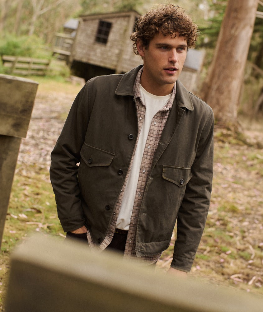 The Sawyer Waxed Trucker Jacket