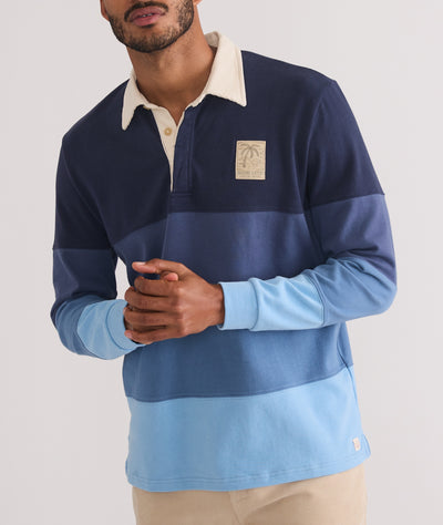 Brushed Jersey Rugby Polo