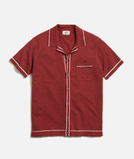Wyatt Tipped Sweater Button Down