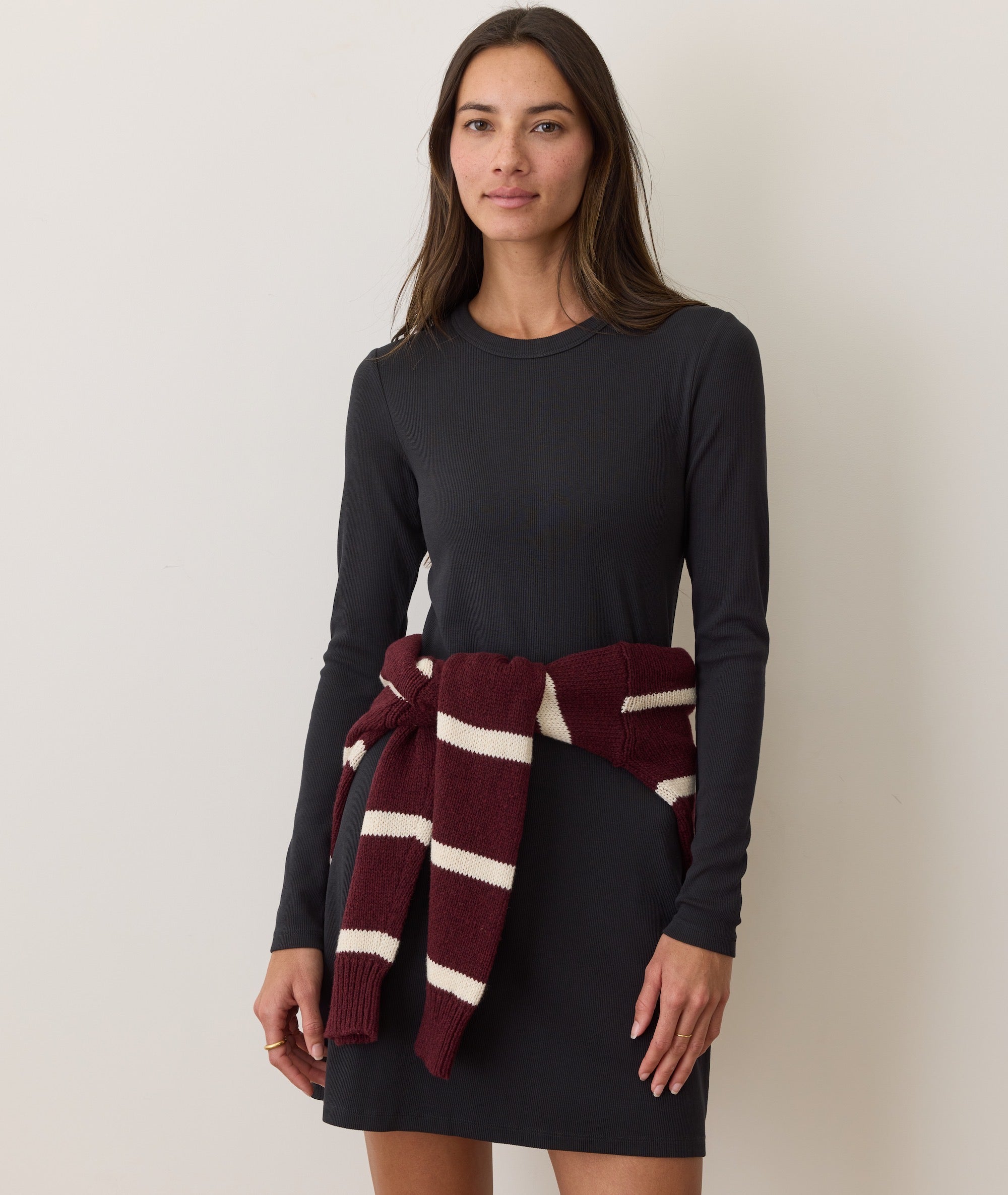 lexi rib sweater dress Women's Lexi Rib Mini Dress | Black