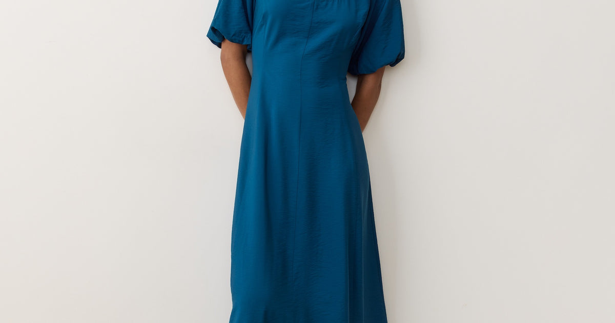 Eden Dress Crew Neck 3/4 Sleeve Maxi Length Cotton Musola (Cachemire Paisley White) main image 1