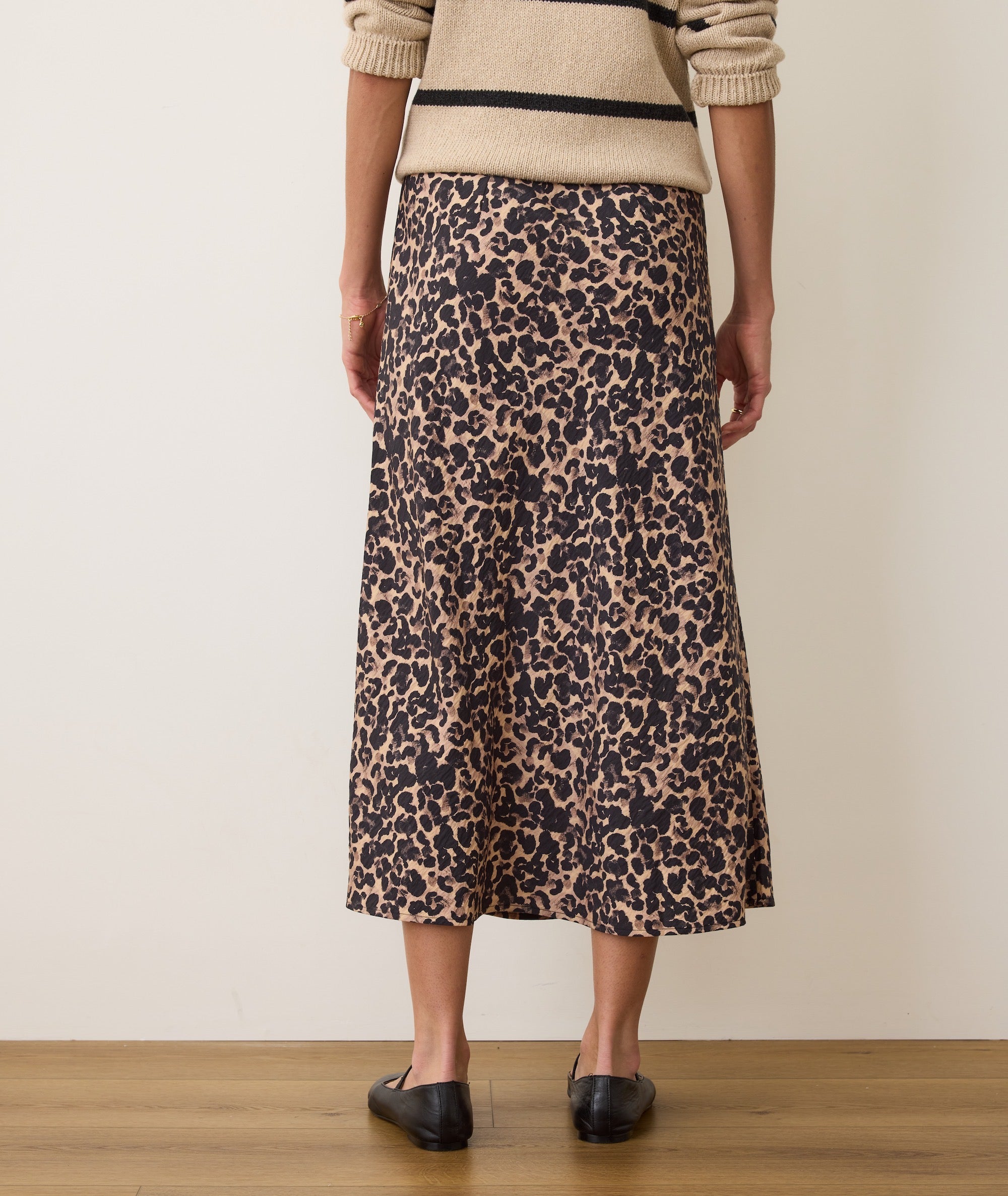 Boden Women's Midi Skirt UK 10 Brown Polkadot 100% Linen Midi A-Line Boden Women's Midi Skirt UK 10 Brown Polkadot 100% Linen Midi A-Line
