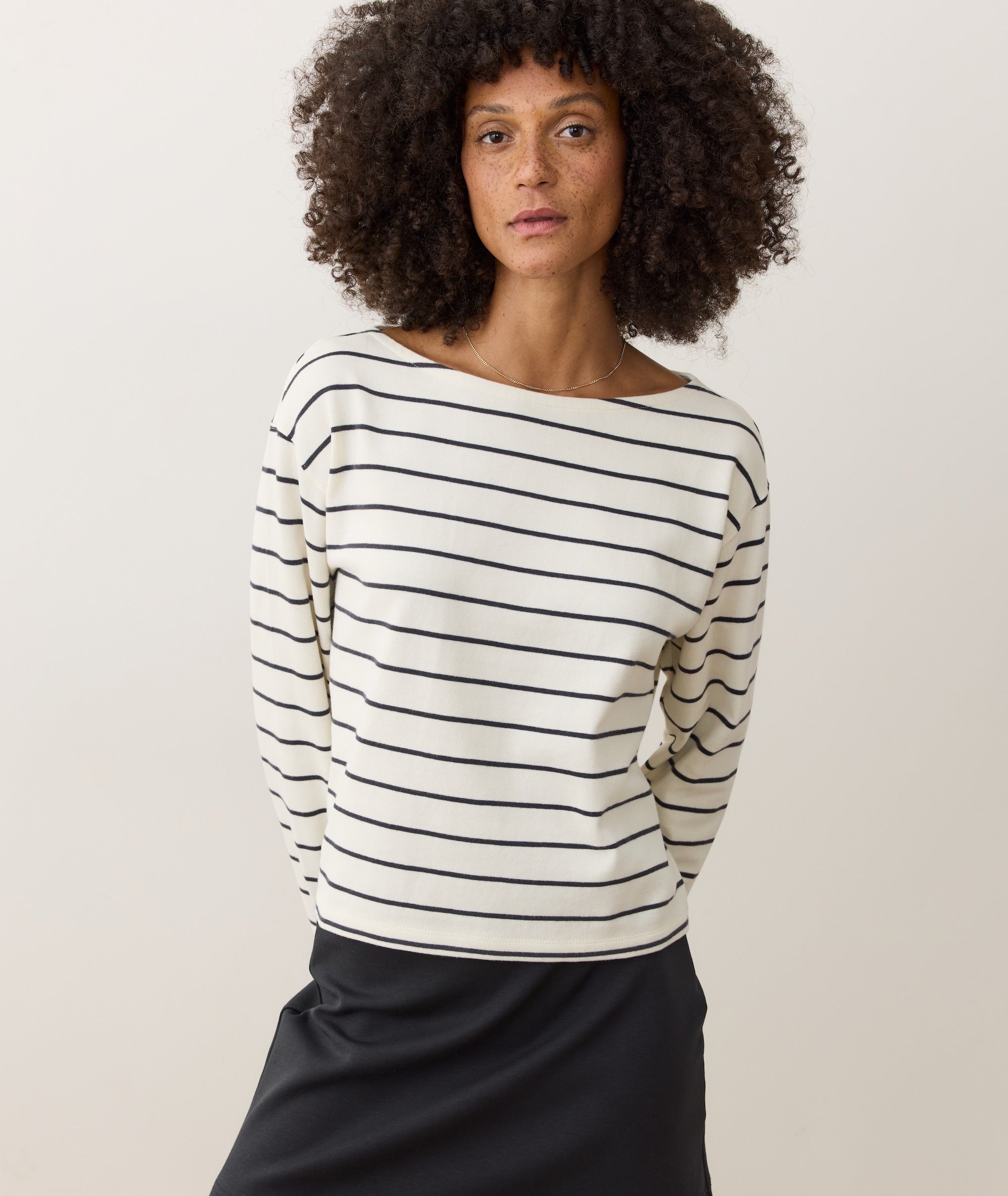 Sueded Jersey Mariner Tee