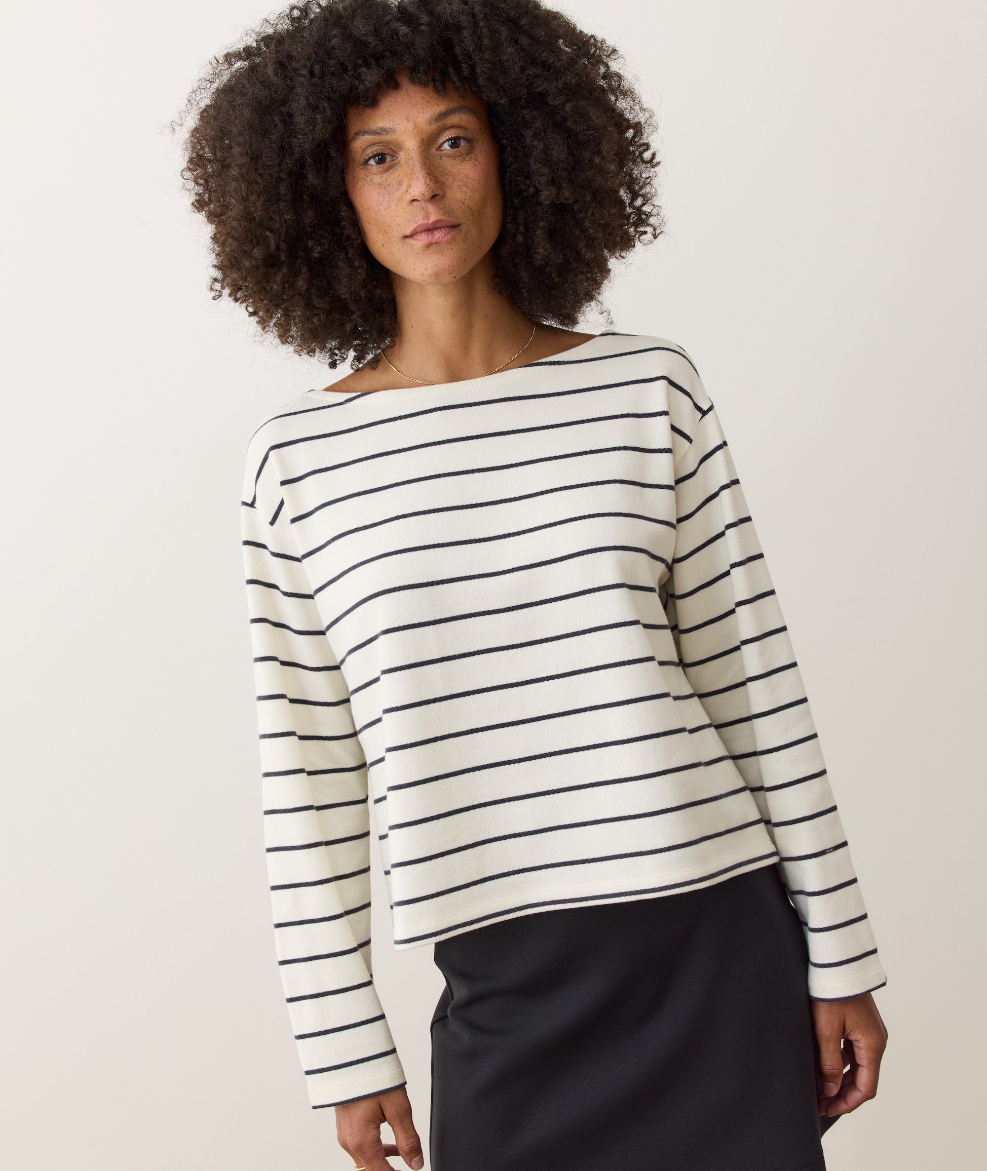 Sueded Jersey Mariner Tee