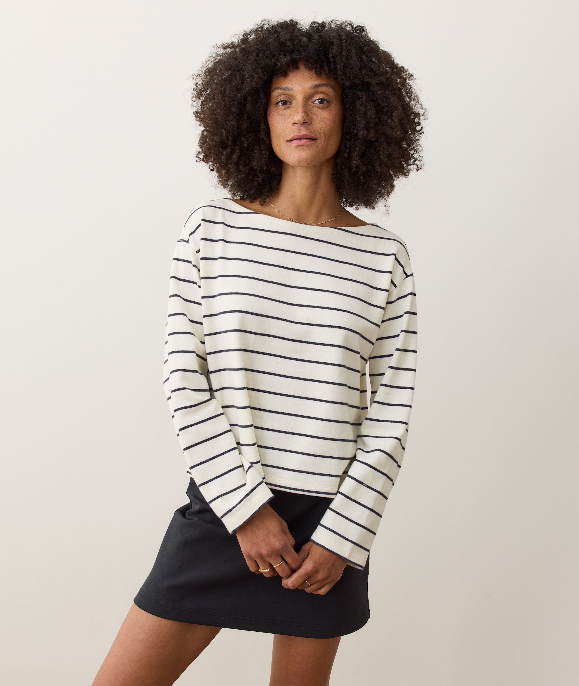 Sueded Jersey Mariner Tee