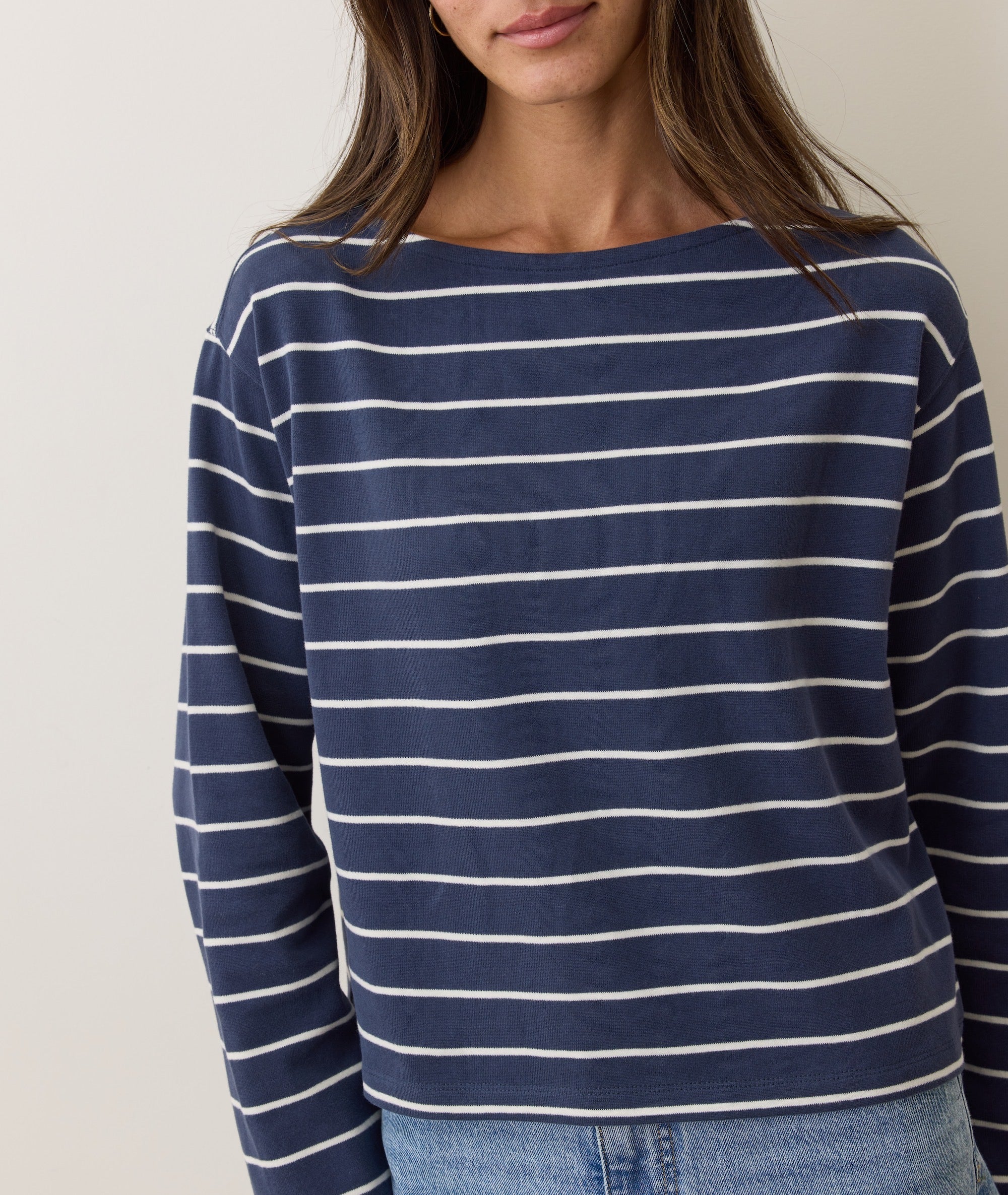 Sueded Jersey Mariner Tee