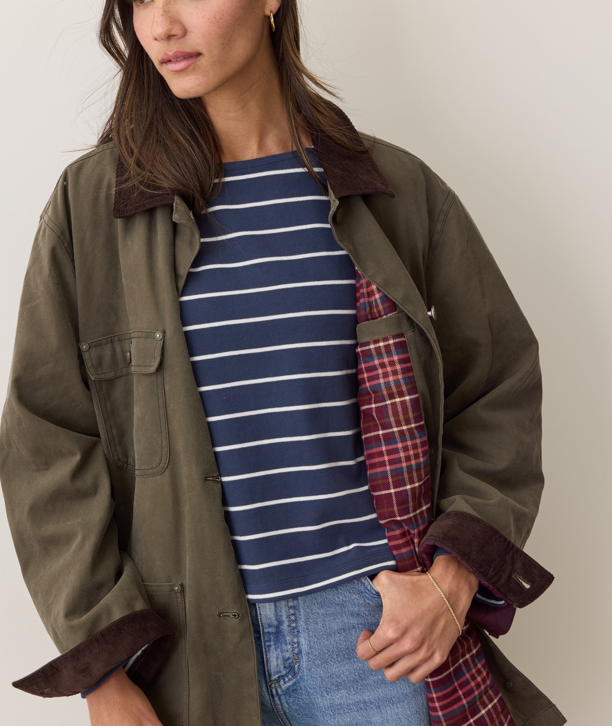Ben Riley Jacket Riley Waxed Barn Jacket – Marine Layer