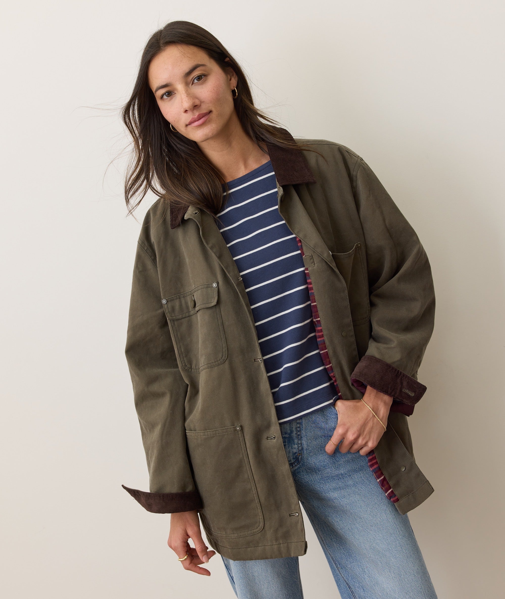 Ben Riley Jacket Riley Waxed Barn Jacket – Marine Layer