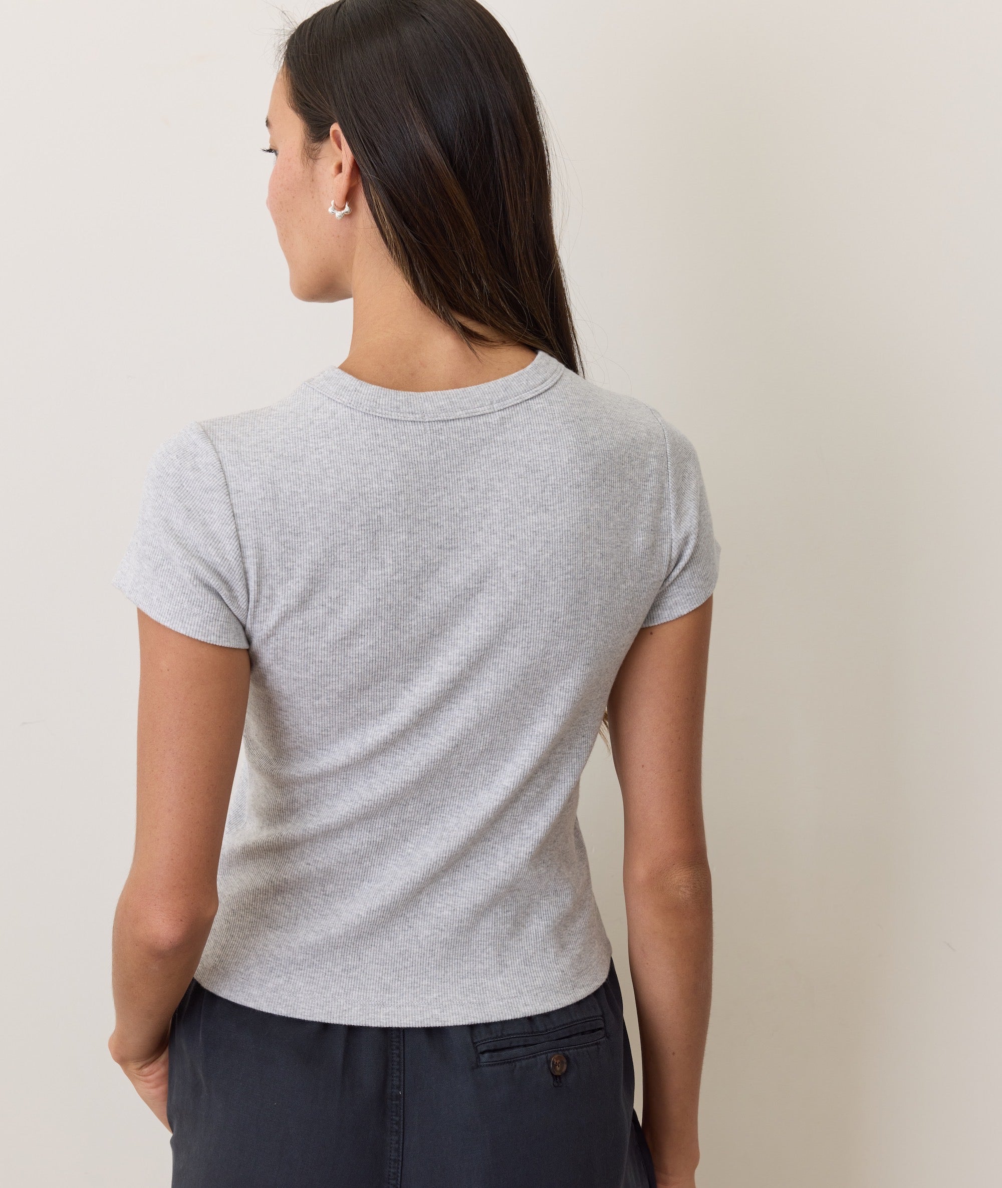 Lexi Rib Sun-In Crew Tee