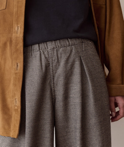 Allison Pleated Moleskin Trouser