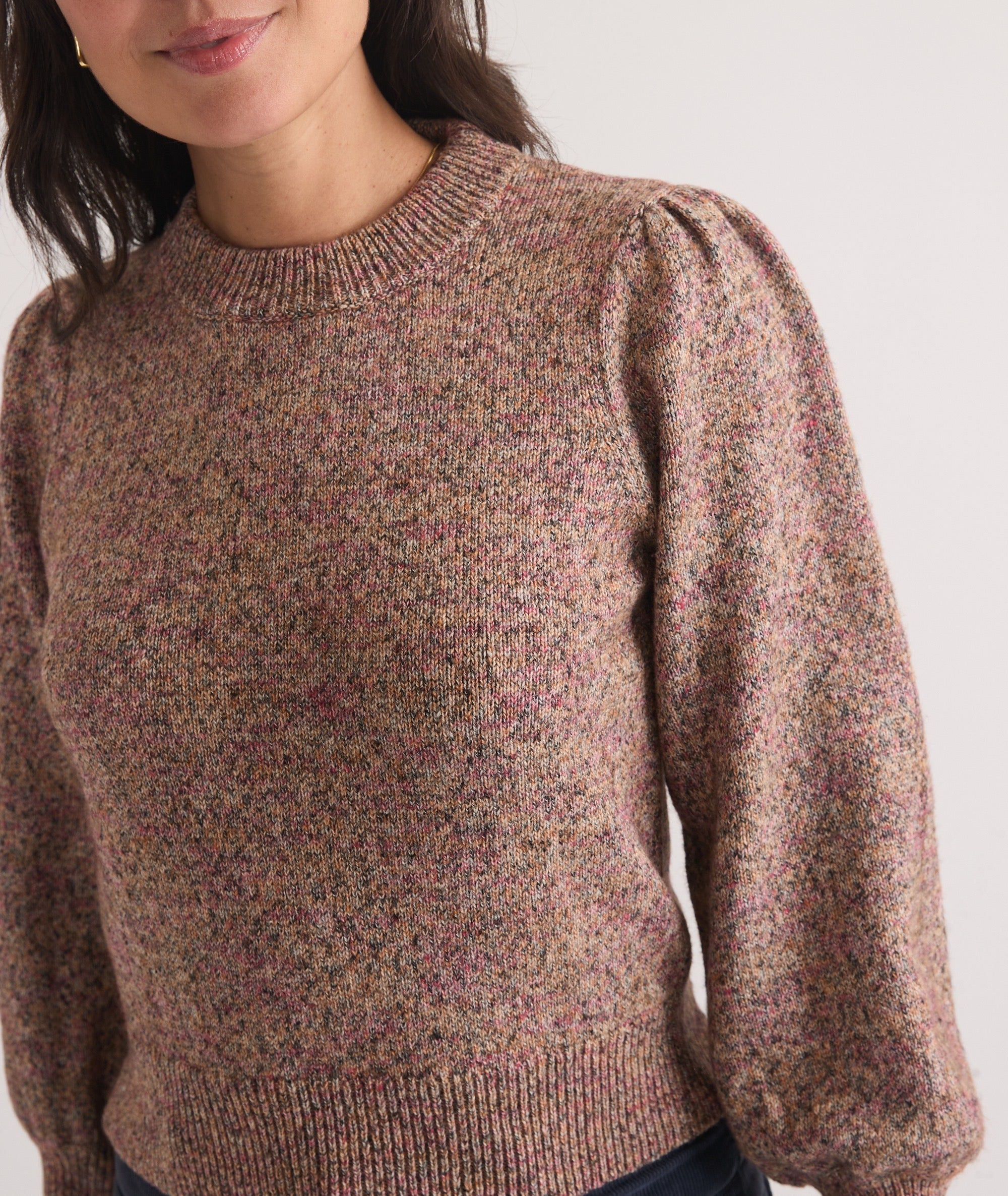 Puff sleeve pullover clearance