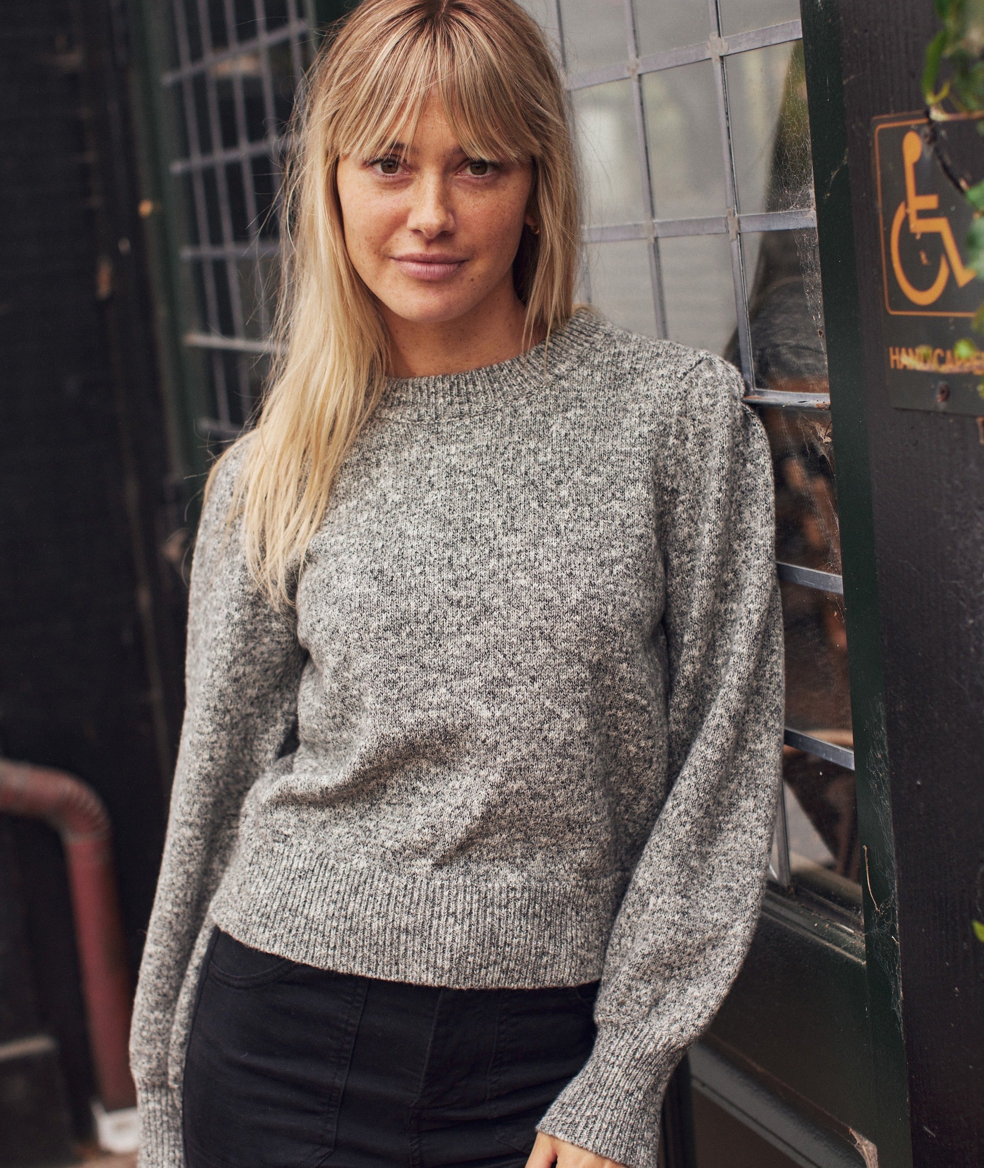 Rd style online puff sleeve sweatshirt