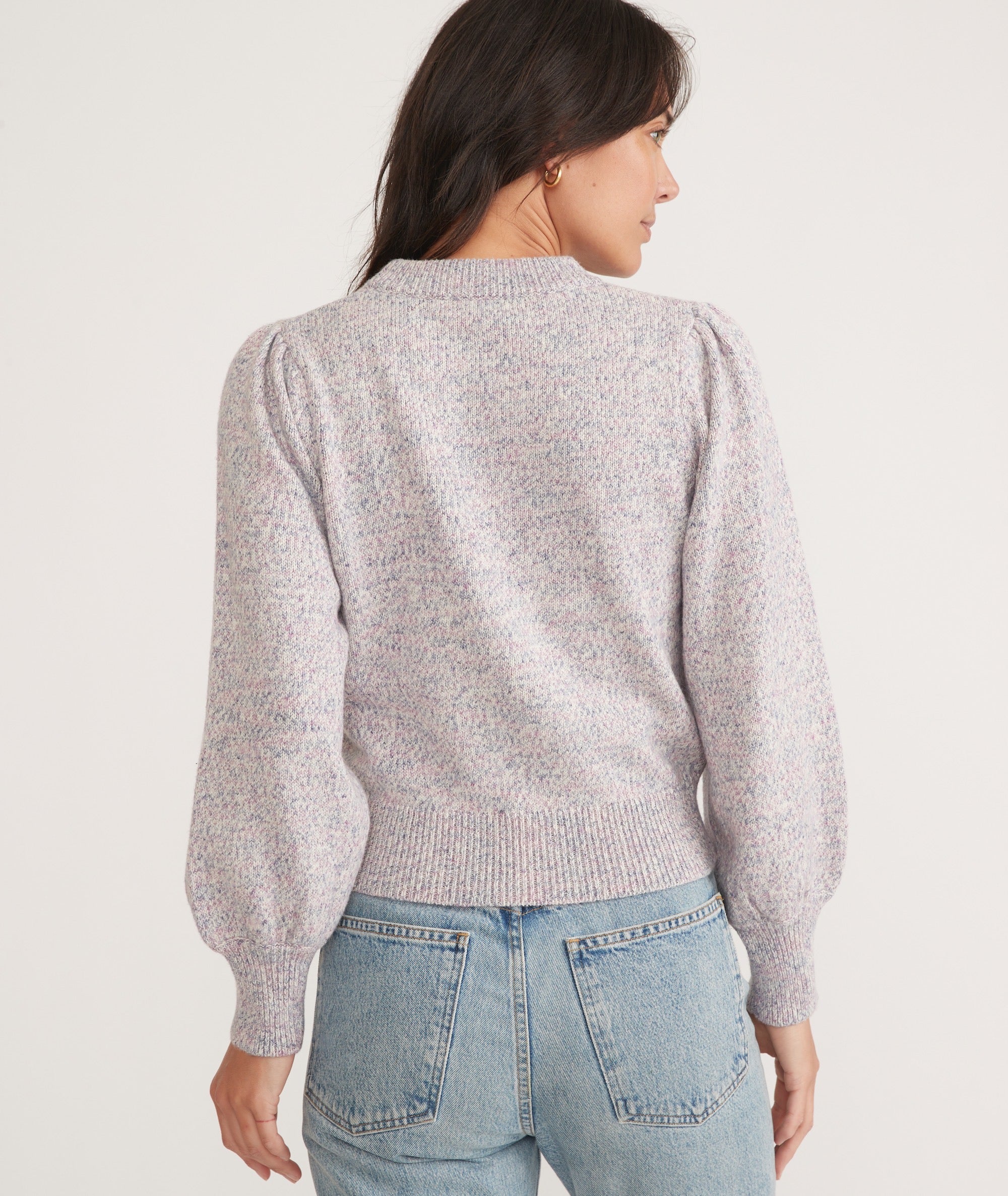 Alma Puff Sleeve Sweater Marine Layer