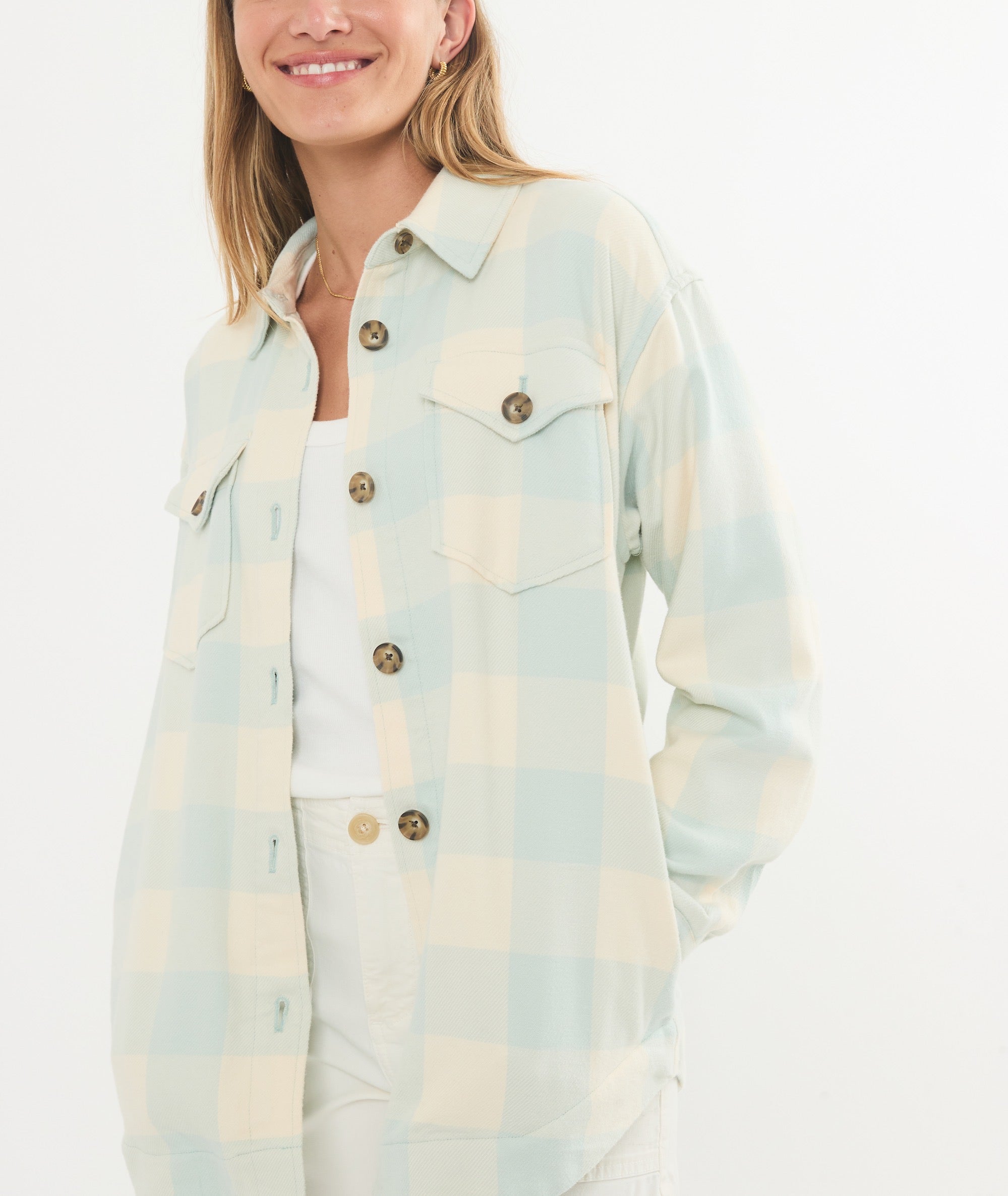 Bailey Flannel Shirt Jacket – Marine Layer - Main Image