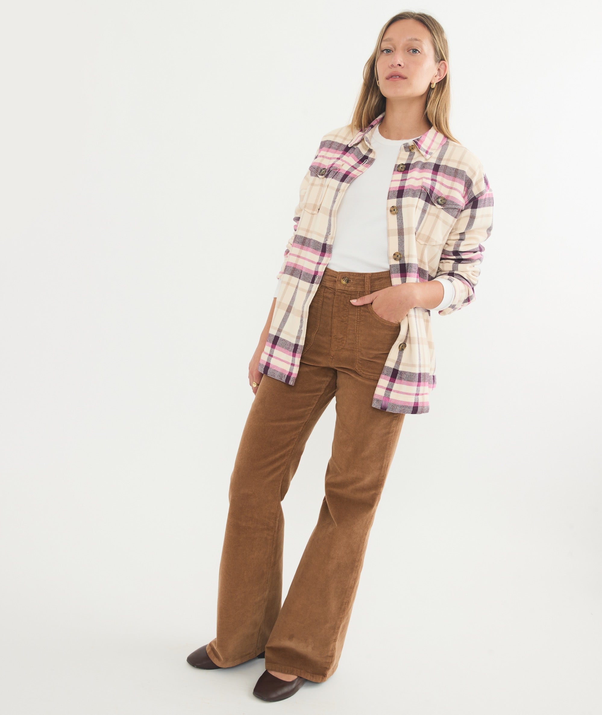 Warm shirt jacket on sale