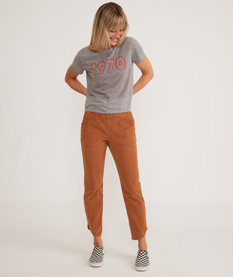 Allison Cord Pant in Camel