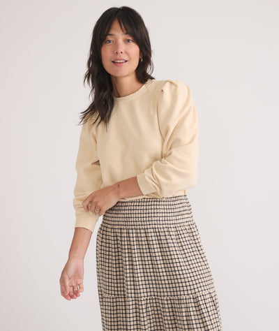 Enya Puff Sleeve Sweatshirt