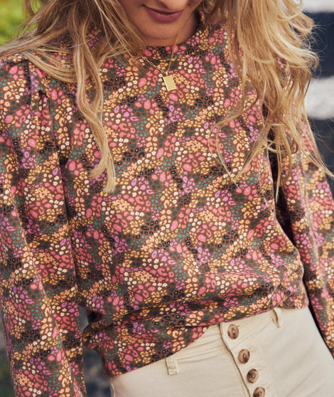 Enya Puff Sleeve Sweatshirt