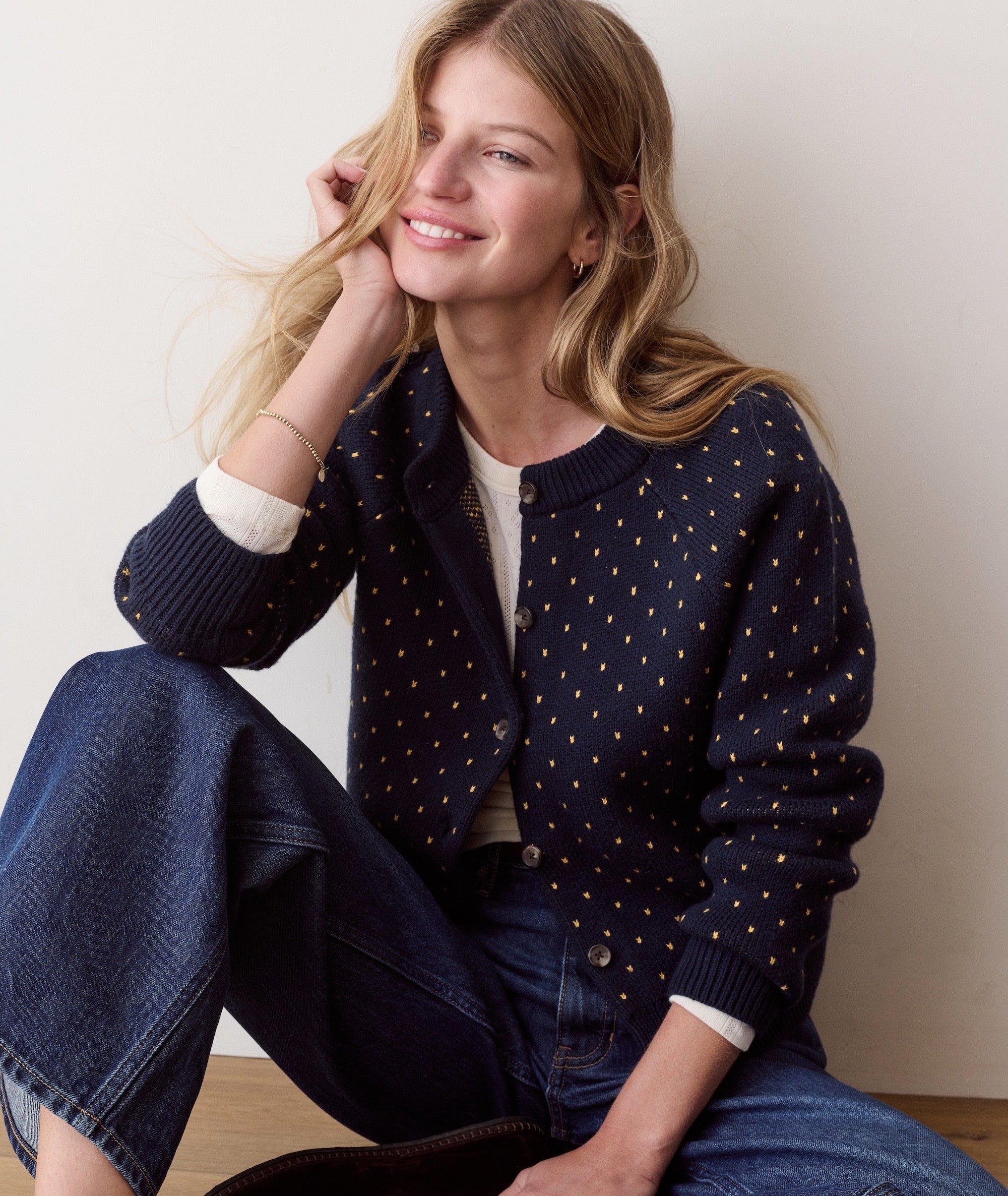 Iris Crewneck Cardigan
