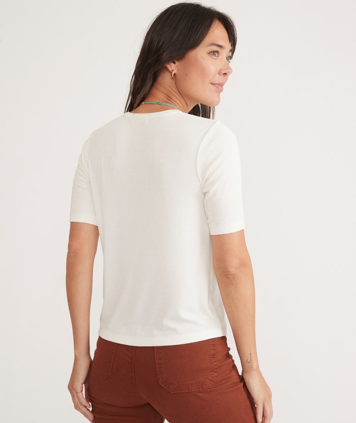 Lexi Rib Button Top – Marine Layer