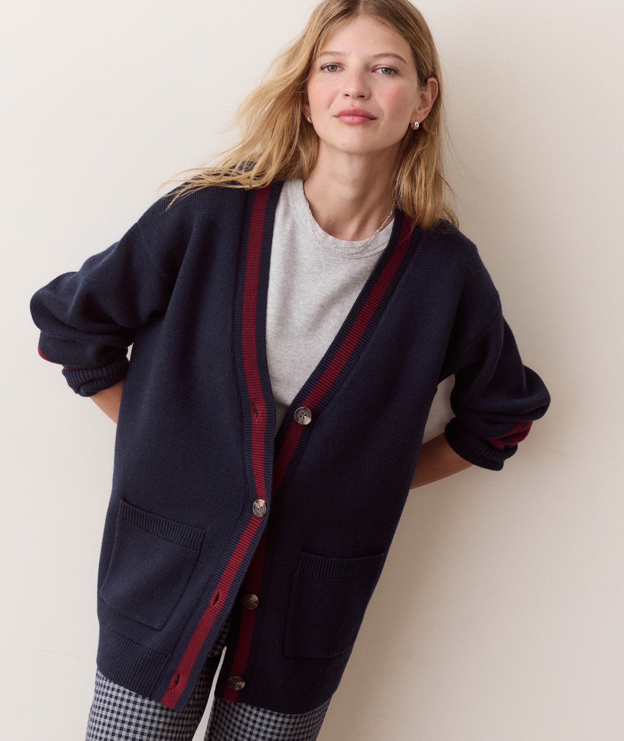 Maggie Varsity Cardigan