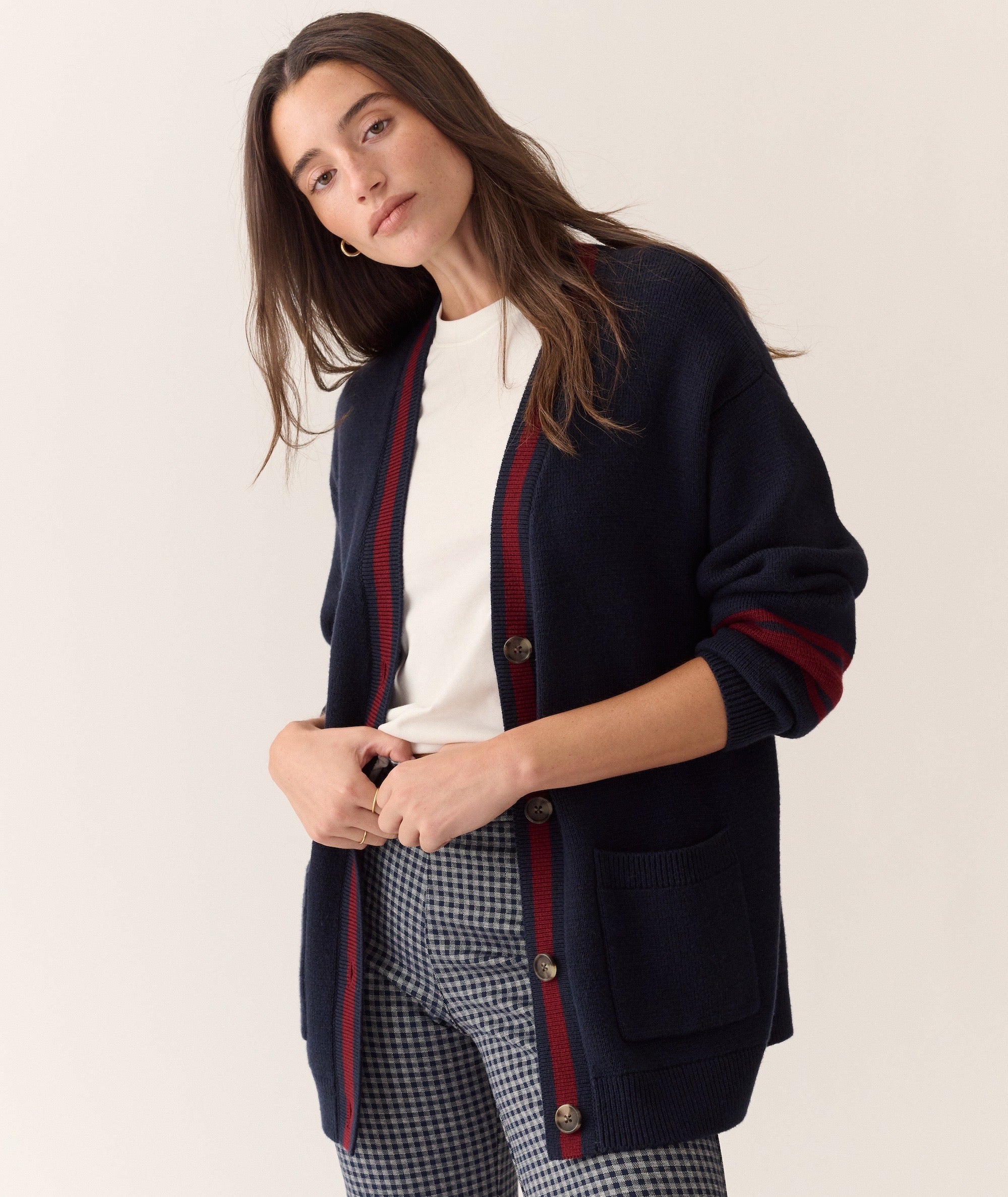 Maggie Varsity Cardigan