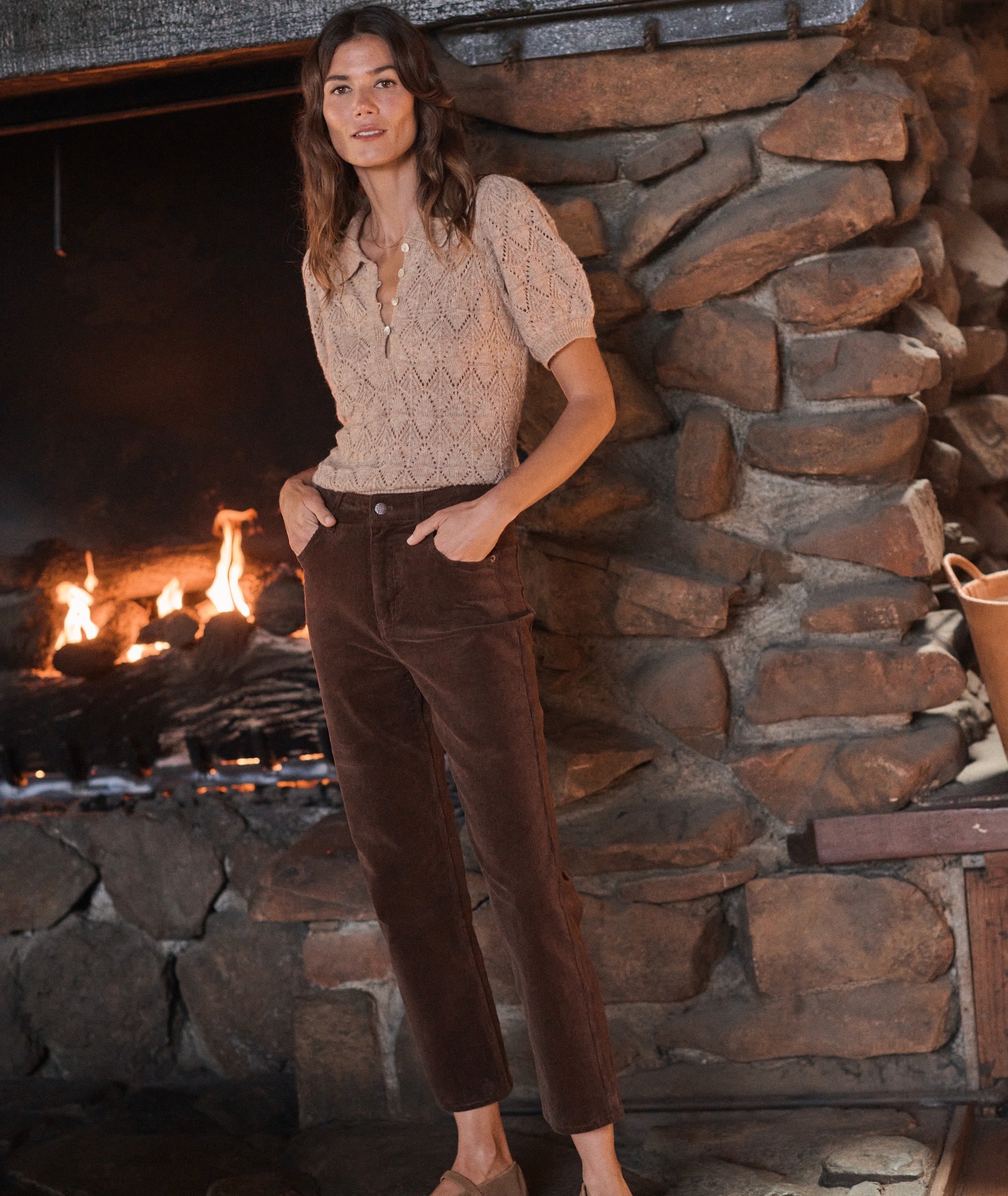Charlie Corduroy Straight Leg Pant