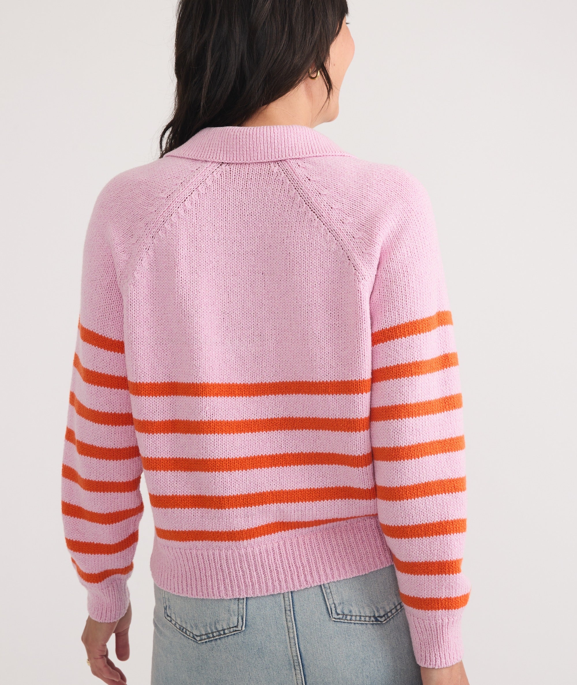 Claire Relaxed Sweater Polo – Marine Layer - Main Image