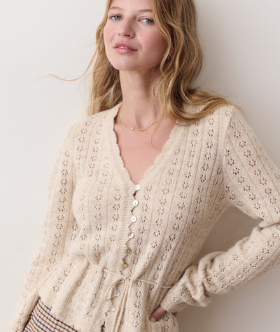 Sophie Pointelle Cardigan