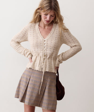 Sophie Pointelle Cardigan